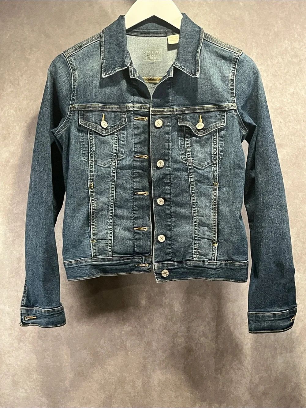 Signature by Levi Strauss Gold Indigo Denim Jacket size small